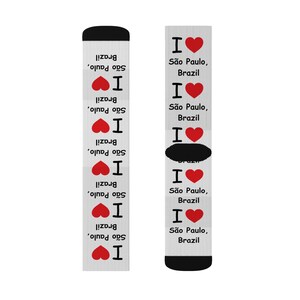 I love Brazil Socks personalized gift