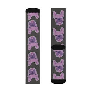 French Bulldog Socks, Cute Animal Gift, Pet Lover&#39;s Accessory, Fun Socks for Dog Owners, Cozy Footwear, Birthday Present