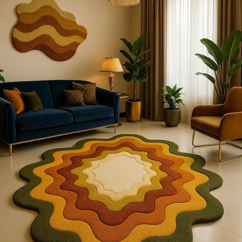 Blob Rug - Etsy