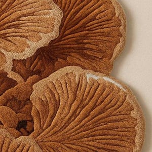 Botanical Flower Shaped Rug | Handmade Blue Petal Rug | Organic Modern ...
