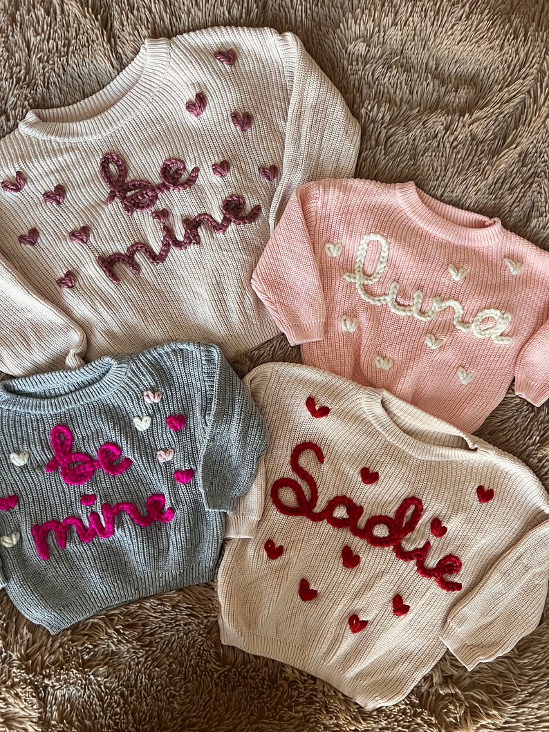 Valentine's Sweater, Valentines Sweater, Valentine's Day Sweater, Hand