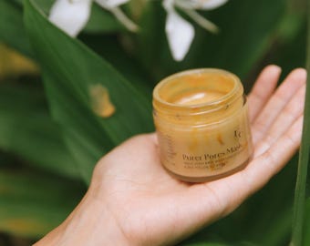 Purer Pores Mask - Raw Wildflower Honey & Bee Pollen for Deep Cleansing + Radiant Skin