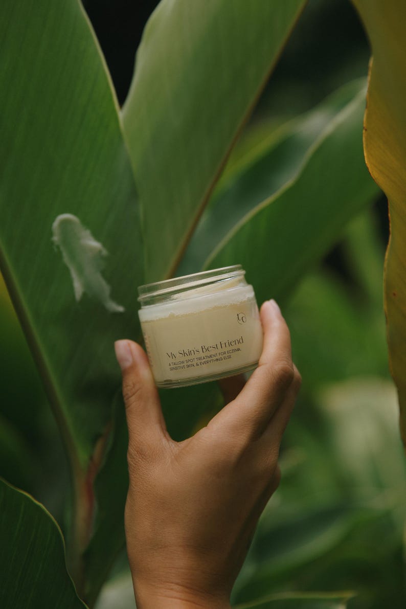 Eczema Relief Cream: Tallow, Bee Propolis & Emu Oil for Sensitive Skin image 1