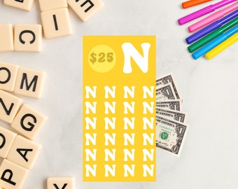 ALPHABET SAVINGS CHALLENGE, Alphabet Challenge Letter N, low budget challenge, fun challenge