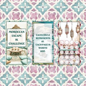 1K SAVINGS CHALLENGE, Moroccan Escape 1k Savings Challenge, 1k challenge, vacation challenge, destination challenge, travel challenge,