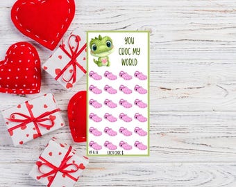 MINI SAVINGS CHALLENGE, You Croc My World Mini Savings Challenge, croc challenge, crocodile challenge, Valentines challenge,