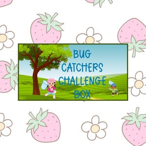 CHALLENGE BOX GAME, Bug Catchers Savings Challenge Box Game, bug challenge, challenge box, bug catcher, bugs in a jar,