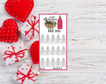 MINI SAVINGS CHALLENGE, I Got The Hots Pho You Mini Savings Challenge, pho challenge, Valentine's challenge, food challenge, noodles