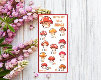 MINI SAVINGS CHALLENGE, Pretty Fly For A Fungi Savings Challenge, paddenstoelenuitdaging, paddenstoelenuitdaging, lenteuitdaging, leuke uitdaging