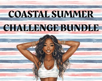 SAVINGS CHALLENGE BUNDLE, Coastal Weekend Savings Challenge Bundle, coastal challenge, coast, nantucket,