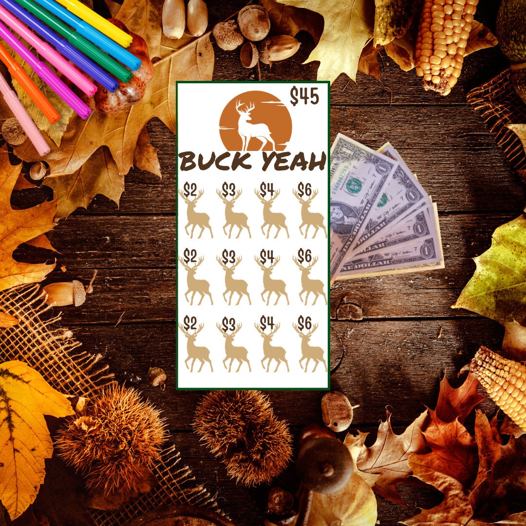 MINI SAVINGS CHALLENGE Buck Yeah Savings Challenge Deer - Etsy