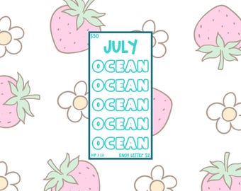 LETTER SAVINGS CHALLENGE, July Letter Savings Challenge Version 2, letter challenge, word challenge, monthly challenge,