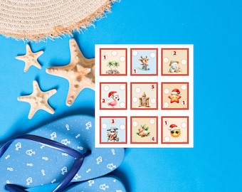 MICRO MINI-UITDAGING, kerstmis in juli micromini-spaaruitdaging, kerstuitdaging, micromini-uitdaging, zomeruitdaging