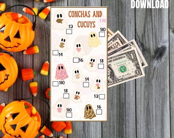 MINI SAVINGS CHALLENGE, Conchas and Cucuys Savings Challenge, mini-uitdaging, kleurenuitdaging, leuke uitdaging