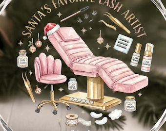 Personalized lash artist ornament, lash technician ornament, name ornament, Christmas ornaments, Lash artist ornament, lash artist gift