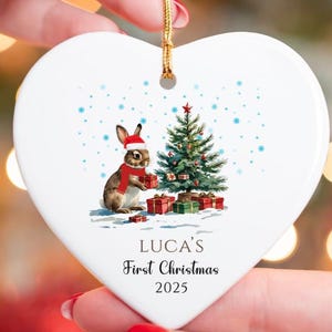 Personalized baby&#39;s first christmas ornament boy, new baby gift, Baby Keepsake, Custom Newborn Gift, Christmas ornament for newborn baby