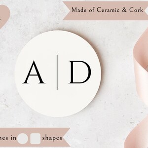 Personalized Gift Coaster Favors Wedding Gift Coasters Wedding Shower Favors Wedding Favors New home gift Realtor gifts Anniversary gifts