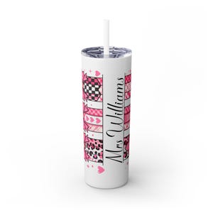 Teacher Gift, Personalized Tumbler Gift for Teacher, Teacher Tumbler, Teacher Appreciation Gift, Pencil Skinny Tumbler, Teacher Gifts