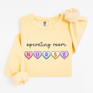 Operating room nurse sweatshirt, Comfort Colors® nurse sweatshirt, Gift for Nurse, Nurse Appreciation, Graduation Gifts for Nurses, RN NP