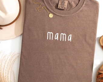 Comfort Colors Mama Shirt: Garment-Dyed Ring-Spun Cotton Tee
