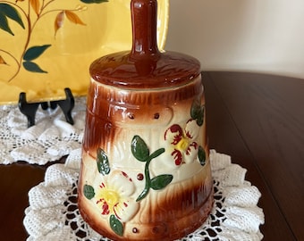 Butter Churn Cookie Jar- Ongemarkeerd - vintage koekjestrommel - boerderij - keukenopslag