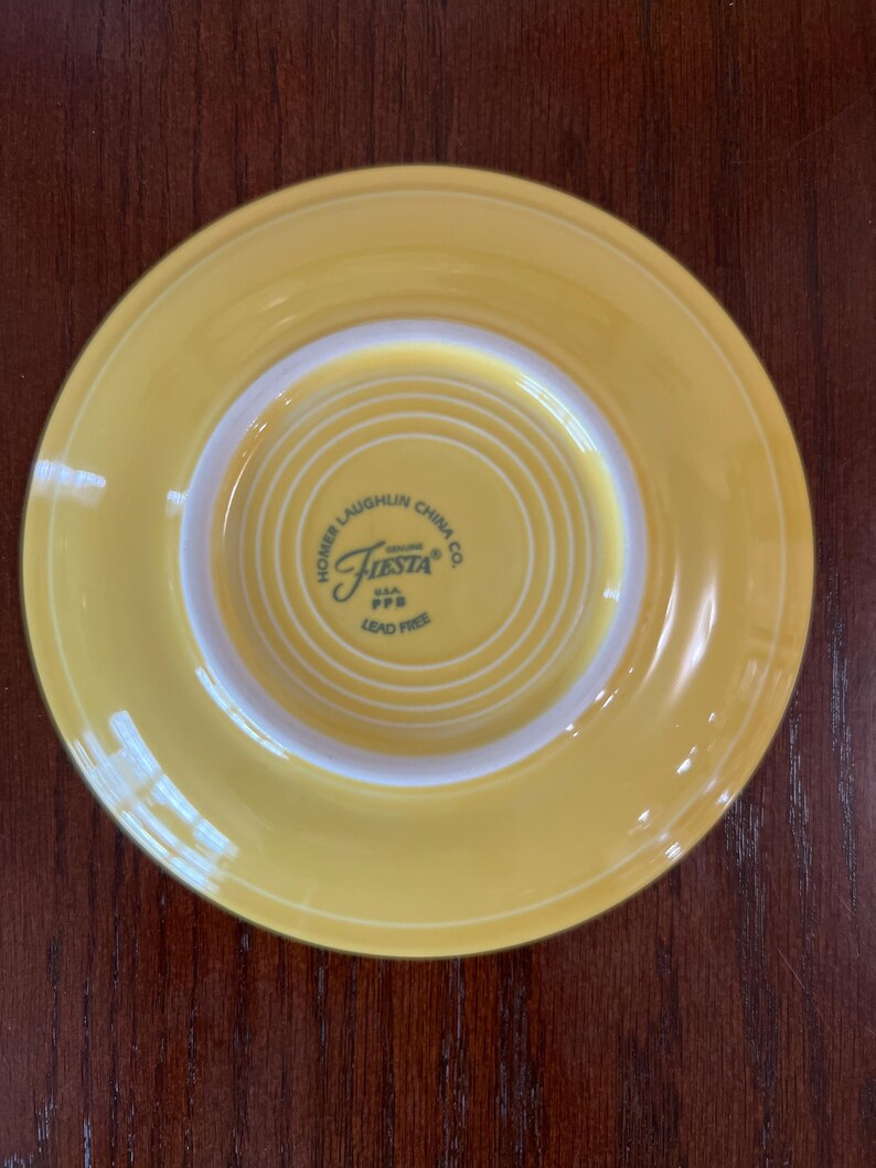 Homer Laughlin Fiesta Sunflower Saucer - Thumbnail 2