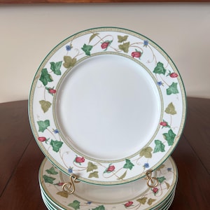 Lenox - Summer Terrace - Dinner Plates - 10 7/8” - Lot of 5 - Made in Japan - Vintage Dinnerware