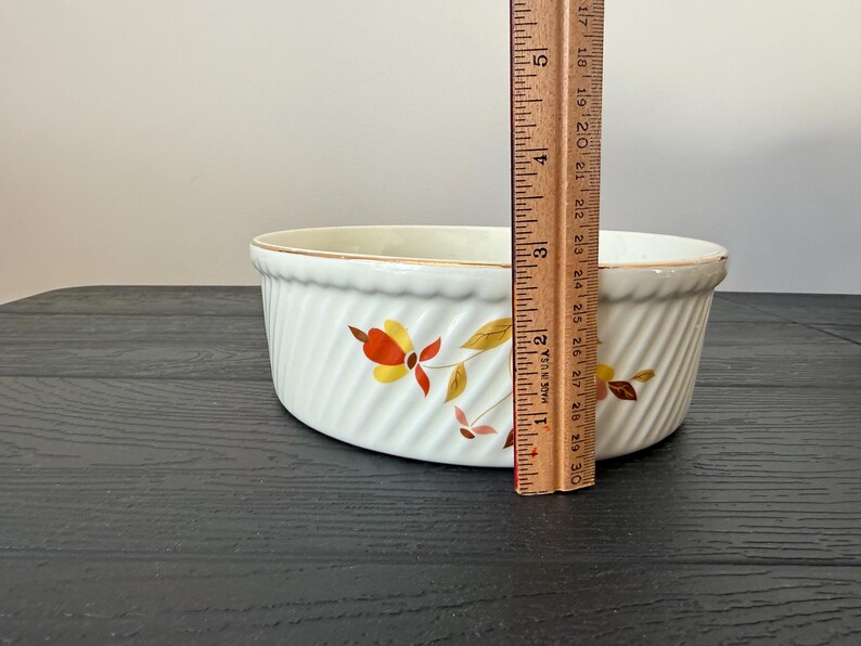 Vintage Hall Autumn Leaf French Baker - Thumbnail 3