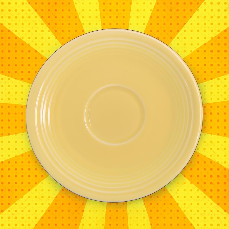 Homer Laughlin Fiesta Sunflower Saucer - Thumbnail 3