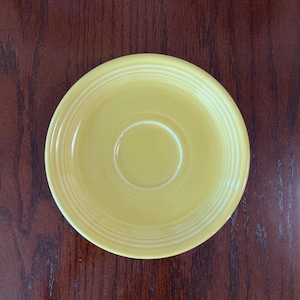 Homer Laughlin - Fiesta - Sunflower Saucer  - Lead Free - Vintage