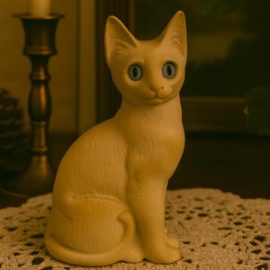 Country Artists Cat Figurines - Etsy