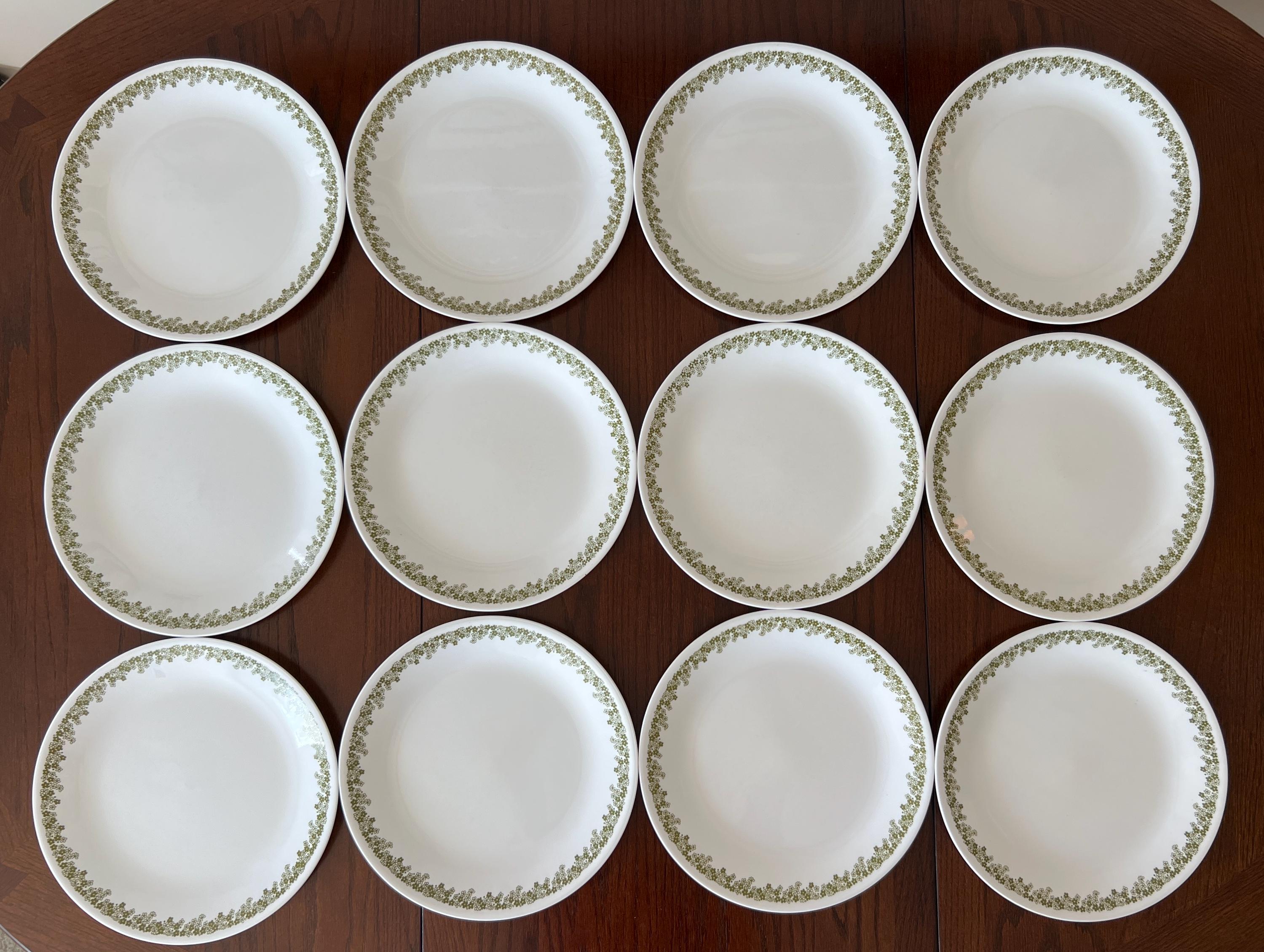 Vintage Corelle Spring Blossom Dinner Plates - Set of 9 | Collector ...
