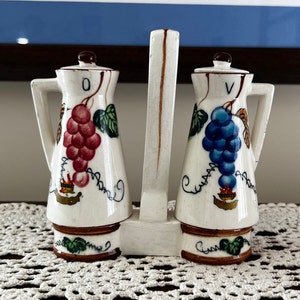 Oil & Vinegar Cruet Set - Vintage