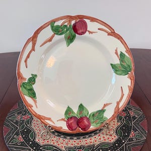 Franciscan -Apple - Dinner Plate - 10.5&quot; - 1960s Franciscan Earthenware - Vintage Dinnerware