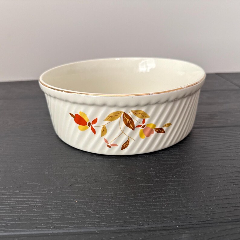 Vintage Hall Autumn Leaf French Baker