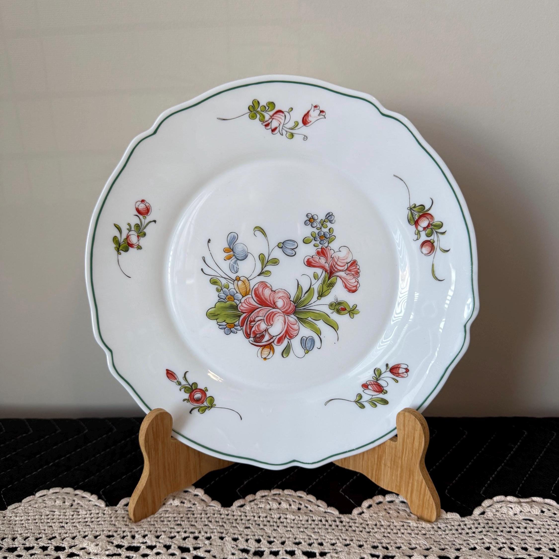 1 PLAT ROND Creux Arcopal - Vintage - Decors Fleurs Marguerites EUR 7,00 - FR