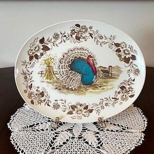 Royal Nottingham by Northern Turkey Platter / Melmac / Melamine - 1980s - vintage serveware