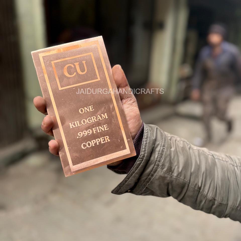 Solid Copper Bar| 99.9% Pure Fine Copper Ingot Set | 29cu Raw