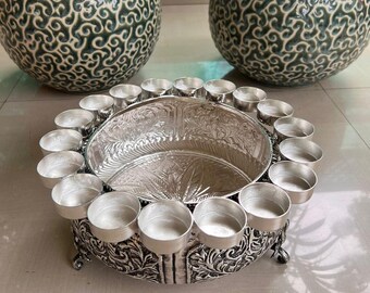Menge von 100 Teelichthaltern, Urli-Teelicht, Rückgabegeschenke, Diwali-Geschenke, Massengeschenke, indische Geschenke, Hochzeitsgeschenke, kostenlose Expresslieferung