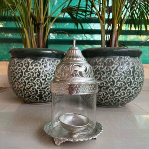 Lot von 50 Altsilber Akhand Jyoti Deepam, reines Silber, Hochzeitsbevorzugung, Massengeschenk-Rückgabegeschenk-religiöses Geschenk