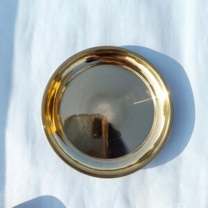 brass plate bhog thali