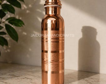 手作りの純銅製ボトル｜シンプルな銅製ボトル｜アーユルヴェーダの健康