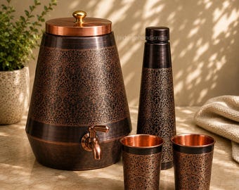 Vintage Swiss Stockli Netstal Textured Hammered Copper Fondue Pot Vintage Swiss Stockli Netstal Textured Hammered Copper Fondue Pot