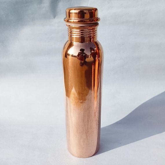 手作りの100%純銅ボトル | プレーン銅ボトル | アーユルヴェーダの健康