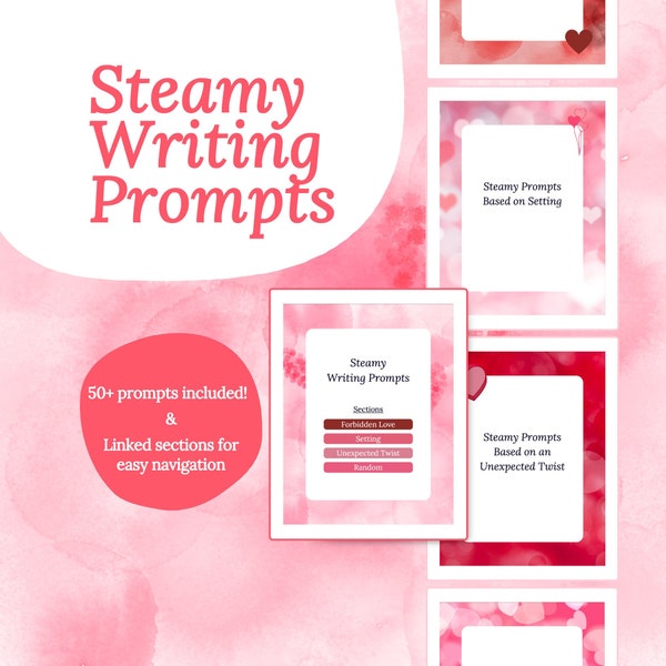 Steamy Romance Writing Prompts for Authors and Writers | Story Starters and Inspiration