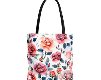 Rose Tote Bag for Gift for Friend