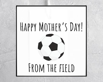 Soccer Mother's Day Game Day Gift Tag