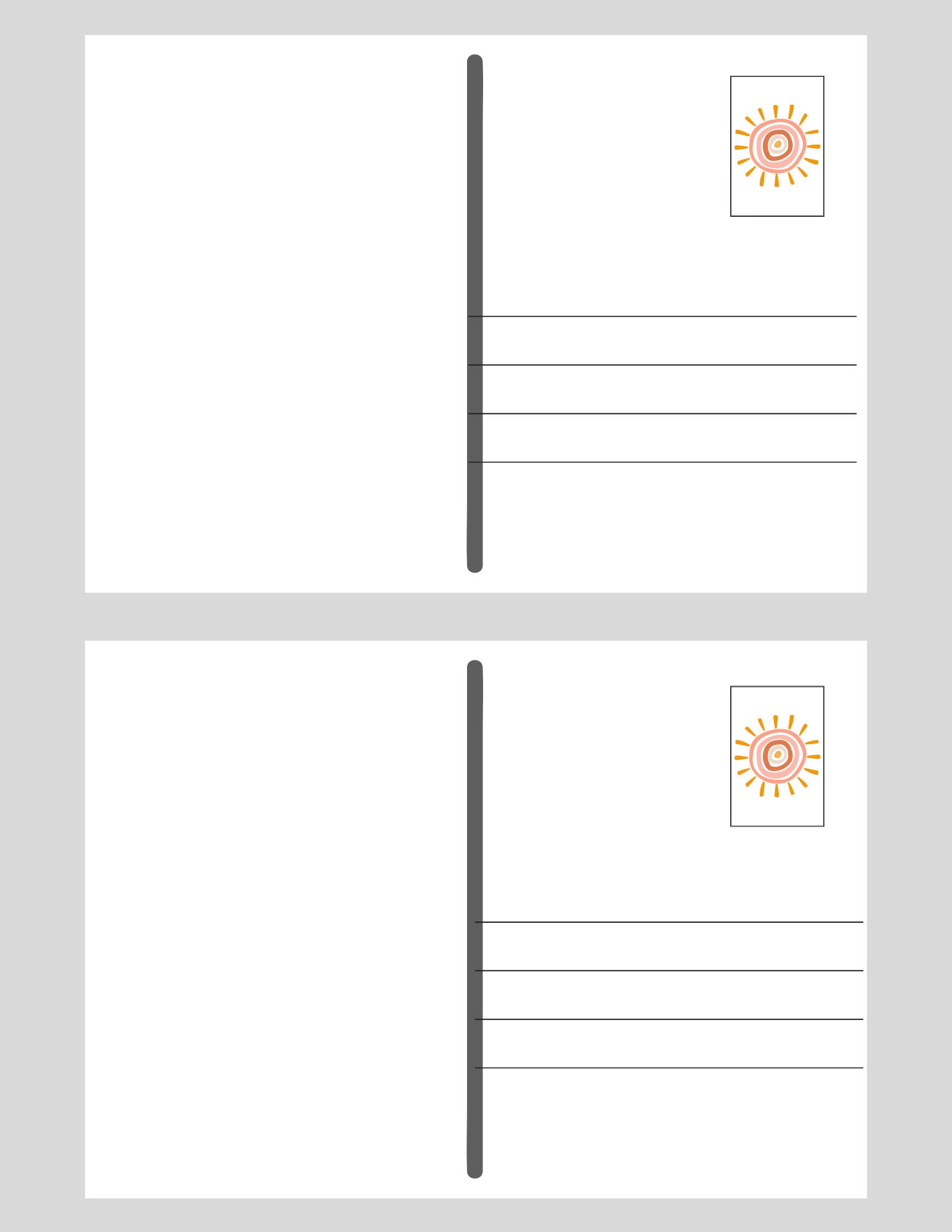 Boho Sunshine Back to School Printable Postcard - Kindergarten - Etsy