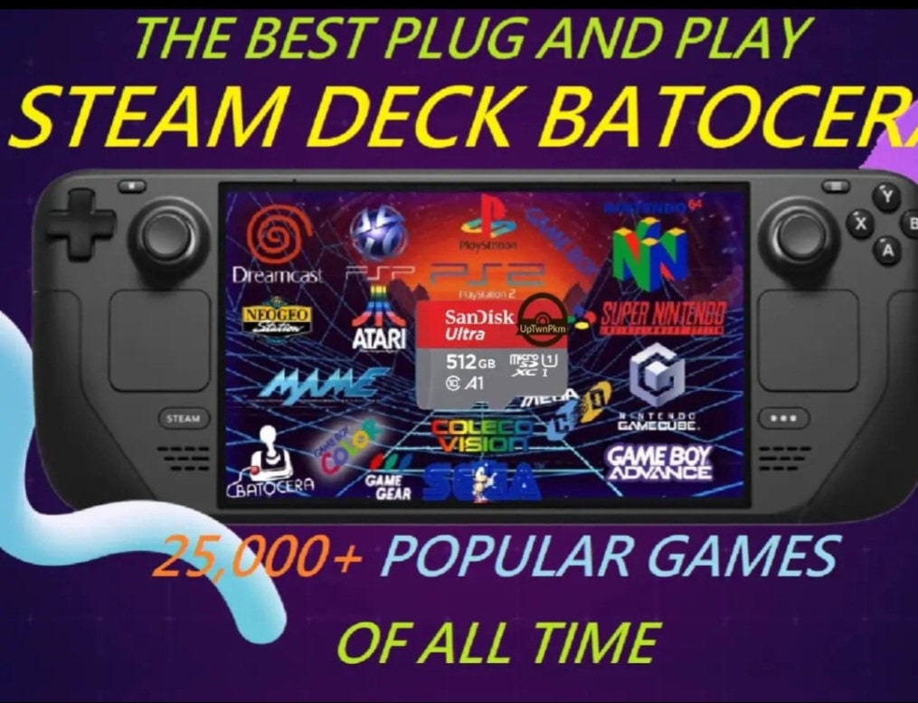 Ultimate PC/Asus Ally/Steam Deck PS2 4TB Edition Powered by Batocera , –  Retro Game and Setup