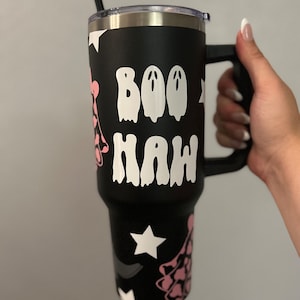 Western Ghost Halloween Tumbler